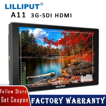 Lilliput A11 4k Камера Монитор DSLR, Full HD 1920x1200P 10,1 Инчов Поле Монитор 3G-SDI, HDMI IPS Камера Монитор за запис на видео