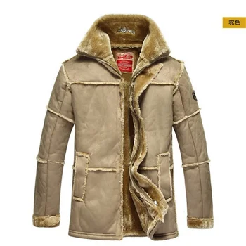 Кожа-кожени палта, мъжки зимни топли висококачествени ежедневни класически известни луксозни Изолирана кожа-кожени якета, палта ВВС облекло
