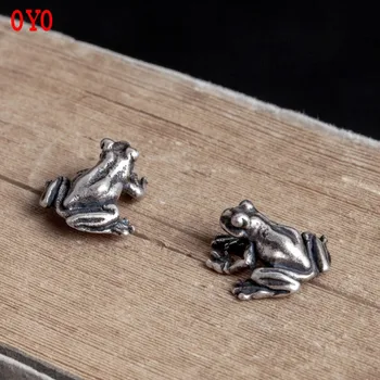 винтидж обеци-жаби от сребро проба 925