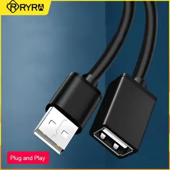 RYRA USB Удължен кабел-адаптер за мъже и Жени Екологично чист Кабел за предаване на Данни Подходяща за компютърна Мишка Клавиатура USB-диск